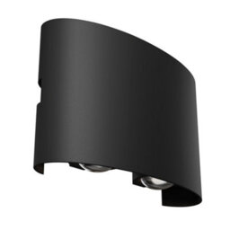 Luminosa Lighting Luminosa Strato Outdoor Up Down Wall Lamp Black, Ip54, 3000K - thumbnail 2