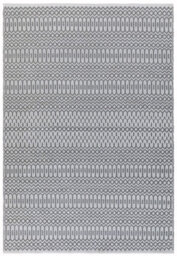 Grey Outdoor Rug, Geometric Stain-Resistant Rug For Patio Decks Garden Balcony, 2mm Modern Outdoor Rug-160Cm X 230Cm - thumbnail 1