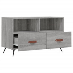 Berkfield Tv Cabinet Grey Sonoma 80X36X50 Cm Engineered Wood - thumbnail 6