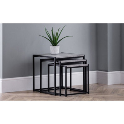 Ashfield Concrete Effect Nest Of Tables - image 1