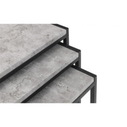 Ashfield Concrete Effect Nest Of Tables - thumbnail 4