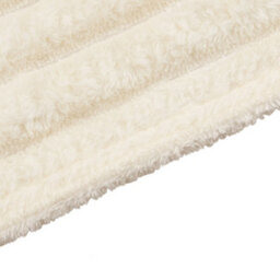Thehotsale Super Soft And Comfortable Luxurious Flannel Reversible Fluffy Striped Throw Blanket Beige 150Cm W X 100Cm D - thumbnail 8
