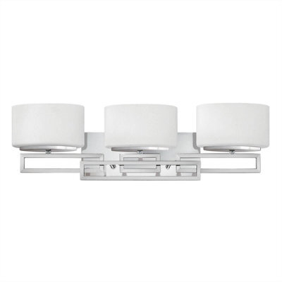 Luminosa Lighting Luminosa Lanza 3 Light Bathroom Over Mirror Wall Light Polished Chrome Ip44, G9