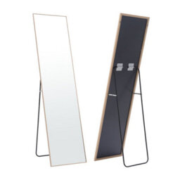 Living And Home Gold Full Length Framed Mirror Rectangular Freestanding Or Wall Mounted Floor Mirror Dressing Mirror 37 Cm X 147 Cm - thumbnail 5