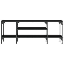 Walplus Tv Cabinet Black 121X35X45 Cm Engineered Wood&iron - thumbnail 4