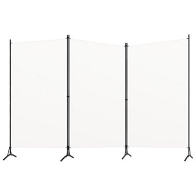 Vidaxl 3-Panel Room Divider White 260X180 Cm Room Dividers - image 1