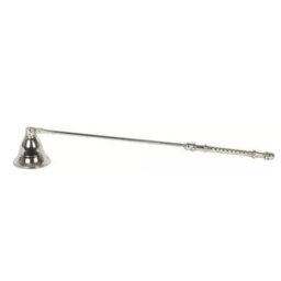 Metal Silver Long Handed Candle Snuffer