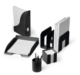 Durable Eco Magazine Rack Recycled Plastic Document File Organiser - A4 Black - thumbnail 2