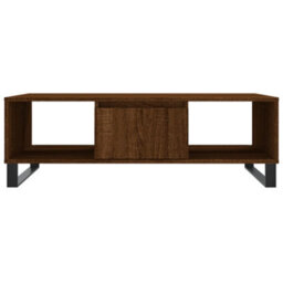 Berkfield Coffee Table Brown Oak 104X60X35 Cm Engineered Wood - thumbnail 5