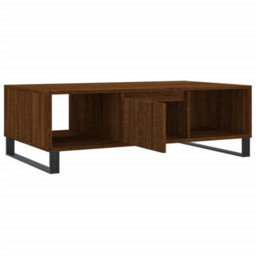Berkfield Coffee Table Brown Oak 104X60X35 Cm Engineered Wood - thumbnail 6