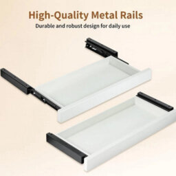 Durable Metal Concealed Under-Desk Drawer - thumbnail 1