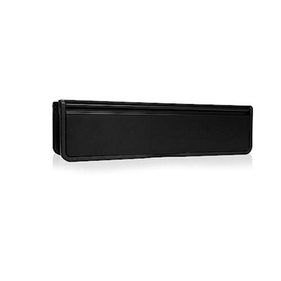 "UAP Limited Uap Doormaster 12"" Black Letterplate- Internal & External Letter Box For Upvc, Composite & Wooden 20-40mm Doors" - image 1