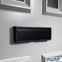 "UAP Limited Uap Doormaster 12"" Black Letterplate- Internal & External Letter Box For Upvc, Composite & Wooden 20-40mm Doors" - thumbnail 4