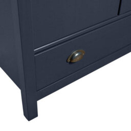 Walplus 2-Door Wardrobe Hill Grey 89X50X170 Cm Solid Pine Wood - thumbnail 4