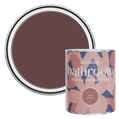 Rust-Oleum Mulberry Street Satin Bathroom Wood & Cabinet Paint 750Ml - image 1