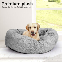 Skylos Dog Bed Cat Beds Washable Large Puppy Soft Warm Plush Calming Cushion - thumbnail 5