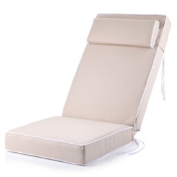 Alfresia Replacement Taupe Luxury Recliner Cushion With Luxury Thick Foam Filling