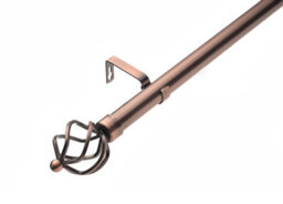 Lister Cartwright 28mm Extendable Metal Curtain Pole Set With Cage Finial  (210 - 320 Cm) - thumbnail 1