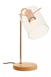 Orsina Shiny Copper Curved Table Lamp, Easy To Assemble Bed Table Lamp, Easy To Use Living Room Table Lamp - thumbnail 3