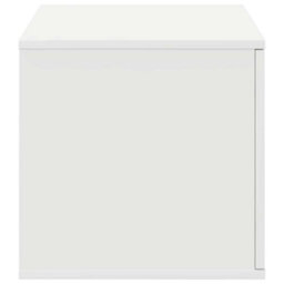 Berkfield Storage Cabinet In White - 118X41X40 Cm, Made From Engineered Wood - thumbnail 8