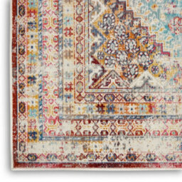 Vintage Kashan Vka09 Multicolour Rug By Nourison-71 X 230 (Runner) - thumbnail 8