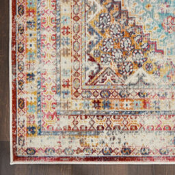 Vintage Kashan Vka09 Multicolour Rug By Nourison-71 X 230 (Runner) - thumbnail 5