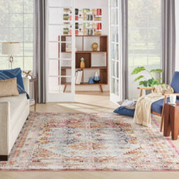 Vintage Kashan Vka09 Multicolour Rug By Nourison-71 X 230 (Runner) - thumbnail 1