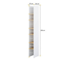 Arte Bed Concept Grey Bookcase 27Cm - thumbnail 3