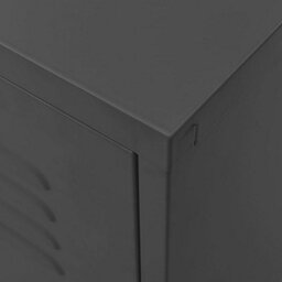Berkfield Tv Cabinet Anthracite 105X35X50 Cm Steel - thumbnail 7