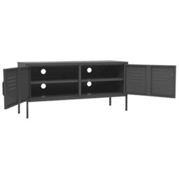 Berkfield Tv Cabinet Anthracite 105X35X50 Cm Steel - thumbnail 6