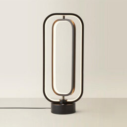 Valuelights Infinity Black Adjustable Revolving Integrated Led Table Lamp - thumbnail 2