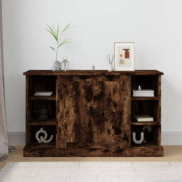 Vidaxl Sideboard Smoked Oak 100X35.5X60 Cm Engineered Wood - thumbnail 1