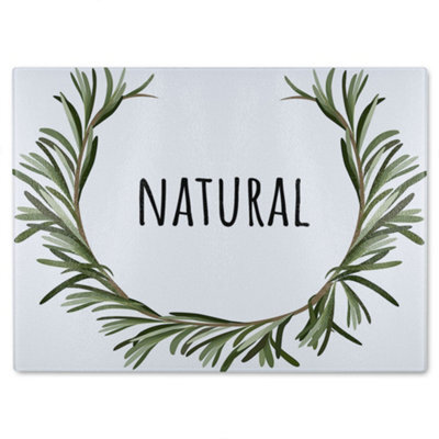 Benjamin Tate Design Natural Glass Chopping Boarddesigner Style - image 1