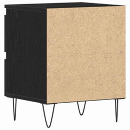 Berkfield Bedside Cabinets 2 Pcs Black Oak 40X35X50 Cm Engineered Wood - thumbnail 8