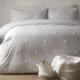 Appletree Dot Garden 100% Cotton Embellished Duvet Cover Set - thumbnail 1