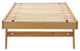 Gfw Madrid Wooden Trundle Bed Single Oak - thumbnail 8