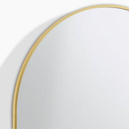 Furniturebox Uk Charlie Gold Metal Large 110X70Cm Ovemantle Arch Mirror - thumbnail 6