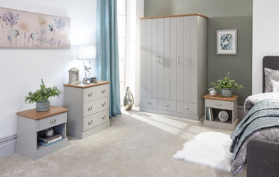 Kendal 4 Piece Bedroom Set Grey - image 1