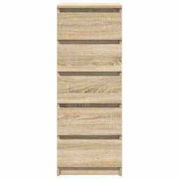 Vidaxl Sideboard With Drawers Sonoma Oak 37.5X35X99 Cm Engineered Wood - thumbnail 6