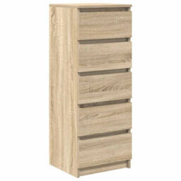 Vidaxl Sideboard With Drawers Sonoma Oak 37.5X35X99 Cm Engineered Wood - thumbnail 2