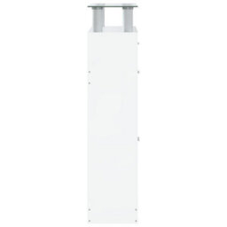 Berkfield Shoe Cabinet High Gloss White 63X24X104 Cm Engineered Wood - thumbnail 7