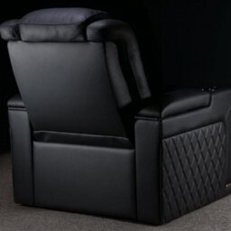 Valencia Tuscany Xl Ultimate Luxury Edition Home Theater Seating Row Of 5 Loveseat Right Onyx Nappa Leather - thumbnail 7