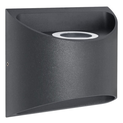 Long Life Lamps Company Modern Led Outdoor Wall Light Black Cool White Zlc325Cw - image 1