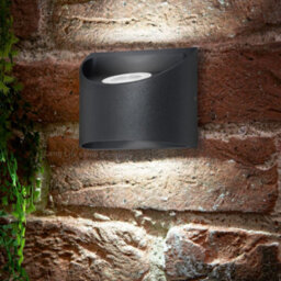 Long Life Lamps Company Modern Led Outdoor Wall Light Black Cool White Zlc325Cw - thumbnail 7