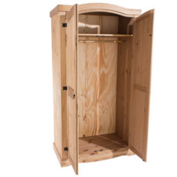 Core Products Premium Corona 2 Door Wardrobe - Antique Waxed Pine Finish, H189.0Cm X  W100.0Cm X D56.0Cm - thumbnail 6