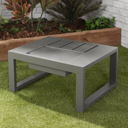 Alfresia Grey Garden Coffee Table & Stool With Ice Bucket - thumbnail 4