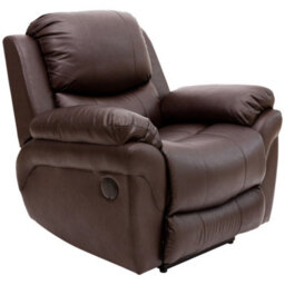 More4Homes Madison Electric Bonded Leather Automatic Recliner Armchair Sofa Home Lounge Chair (Brown) - thumbnail 2