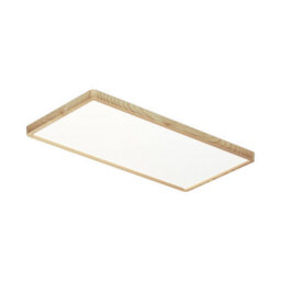 Luminosa Lighting Luminosa Olbis Rectangle Bathroom Ceiling Light Wood 2800/4000/6000K Ip44