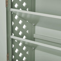 Statement Furniture Florence Shoe Storage Cabinet Wooden Shoe Rack - Sage Green - thumbnail 6