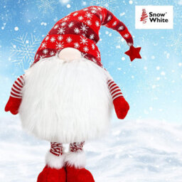 "Christmas Giant Gonk Red Extending Legs Gnome, Tree Ornaments 34""/86Cm" - thumbnail 3